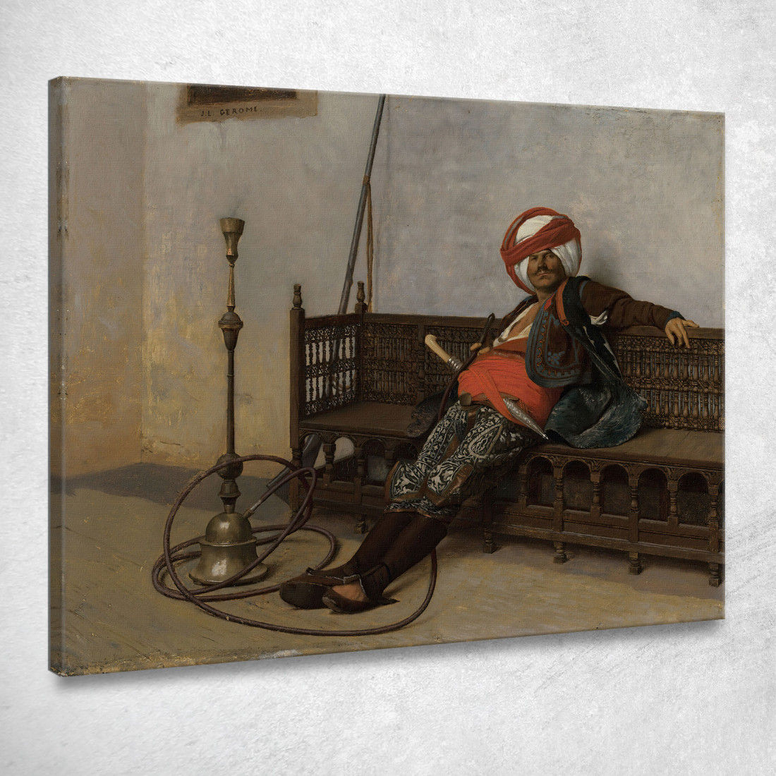 Capo Arnauta Jean-Léon Gérôme jlg36 quadro stampato su tela