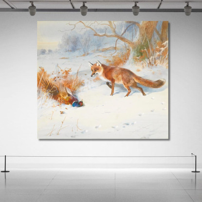 Osservati Dai Battitori Archibald Thorburn ath72 quadro stampato su tela