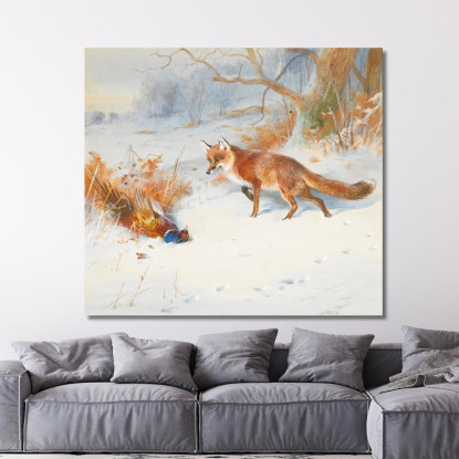 Osservati Dai Battitori Archibald Thorburn ath72 quadro stampato su tela