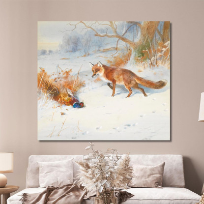 Osservati Dai Battitori Archibald Thorburn ath72 quadro stampato su tela