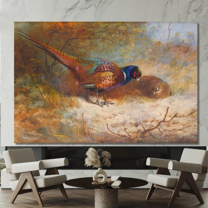 Fagiani Archibald Thorburn ath84 quadro stampato su tela