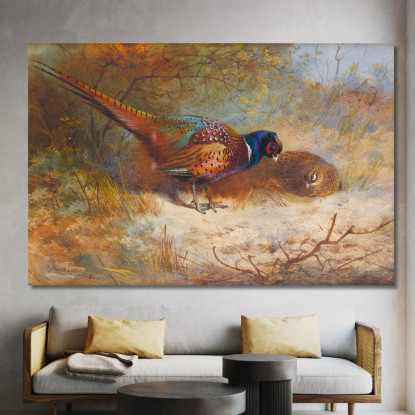 Fagiani Archibald Thorburn ath84 quadro stampato su tela