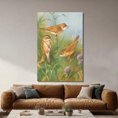 Cannaiola Cannaiola Di Fiume E Cannaiola Verdognola Archibald Thorburn ath91 quadro stampato su tela