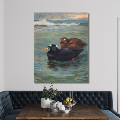 Orco Marino Archibald Thorburn ath97 quadro stampato su tela