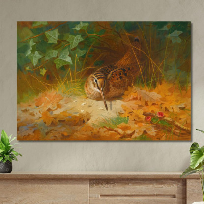 Beccaccia Archibald Thorburn ath115 quadro stampato su tela
