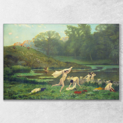 Diana E Atteone Jean-Léon Gérôme jlg44 quadro stampato su tela