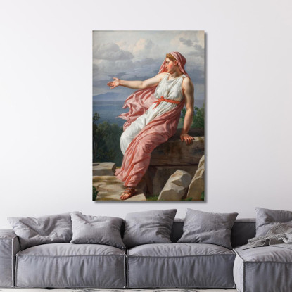 L'Addio Di Alcione A Suo Marito Christoffer Wilhelm Eckersberg cwe12 quadro stampato su tela