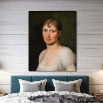 Christine Rebekka Eckersberg Nata Hyssing Prima Moglie Dell'Artista Christoffer Wilhelm Eckersberg cwe20 quadro stampato su tel