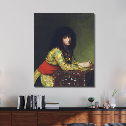 Ragazza Egiziana Jean-Léon Gérôme jlg47 quadro stampato su tela