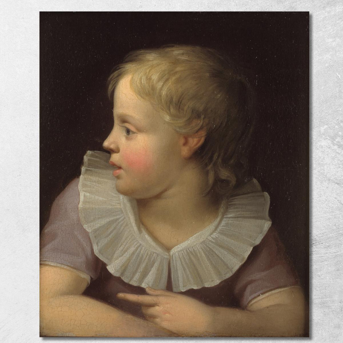 Il Pittore Jens Juel'S Figlio Jens Christoffer Wilhelm Eckersberg cwe37 quadro stampato su tela