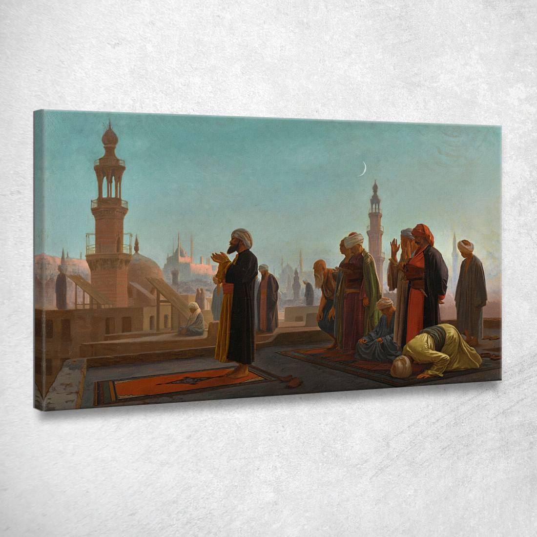 Preghiera Della Sera Il Cairo Jean-Léon Gérôme jlg49 quadro stampato su tela