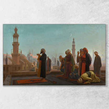 Preghiera Della Sera Il Cairo Jean-Léon Gérôme jlg49 quadro stampato su tela