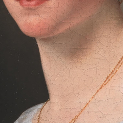 Ritratto Di Emilie Henriette Massmann Christoffer Wilhelm Eckersberg cwe47 quadro stampato su tela