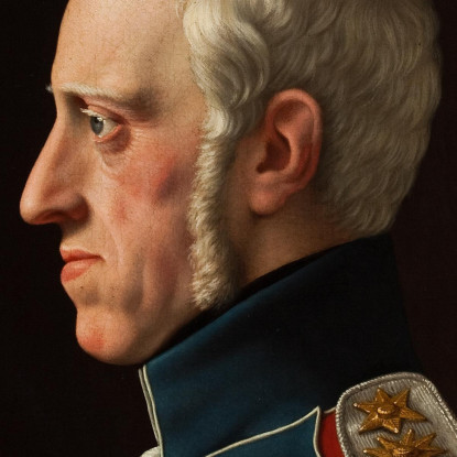 Ritratto Di Federico Vi Christoffer Wilhelm Eckersberg cwe48 quadro stampato su tela