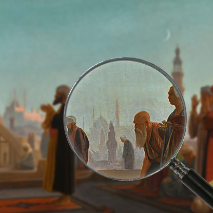 Preghiera Della Sera Il Cairo Jean-Léon Gérôme jlg49 quadro stampato su tela
