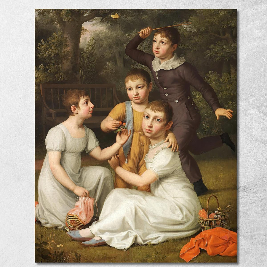 Ritratto Del Ciambellano Christoffer Wilhelm Eckersberg cwe51 quadro stampato su tela
