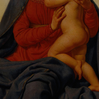 La Vergine E Il Bambino Christoffer Wilhelm Eckersberg cwe82 quadro stampato su tela