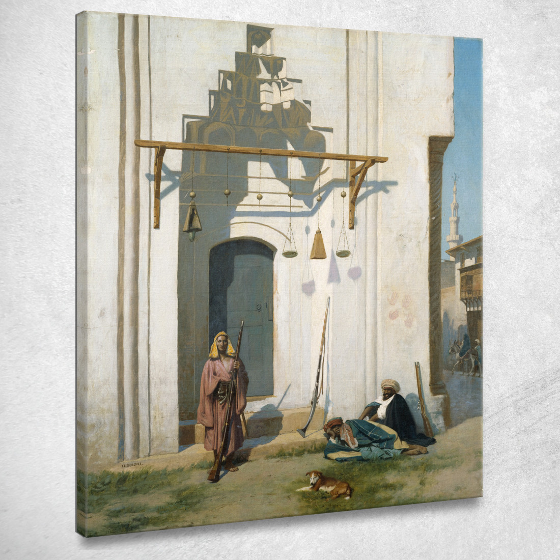 Guardie Alla Porta Di Una Tomba Jean-Léon Gérôme jlg56 quadro stampato su tela