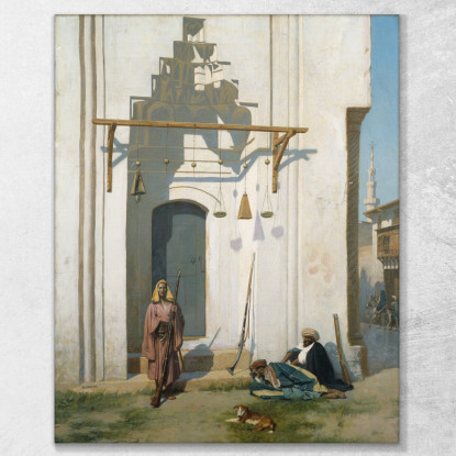Guardie Alla Porta Di Una Tomba Jean-Léon Gérôme jlg56 quadro stampato su tela