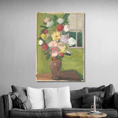 Bouquet Cyprián Majerník cmj5 quadro stampato su tela