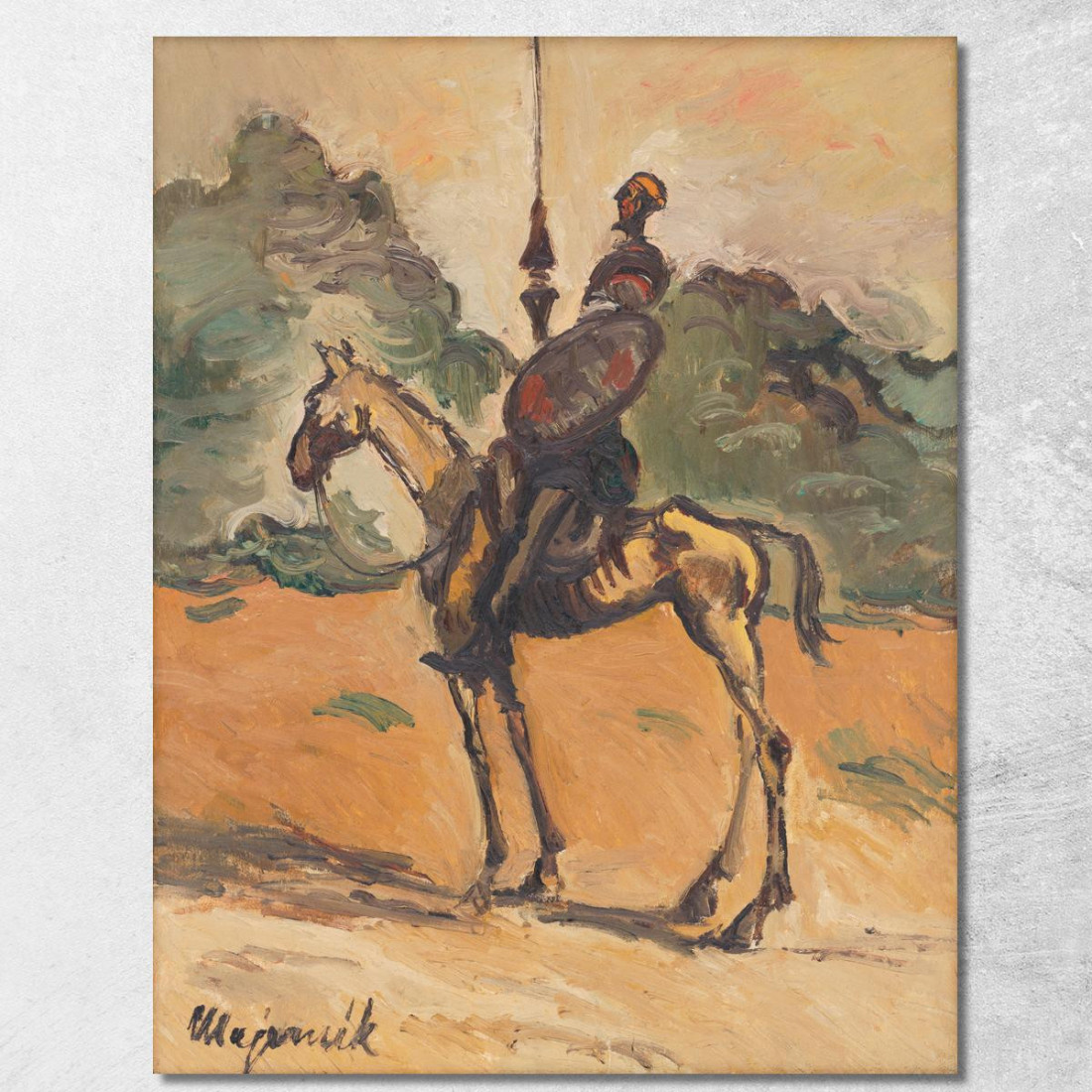 Don Chisciotte 2 Cyprián Majerník cmj20 quadro stampato su tela