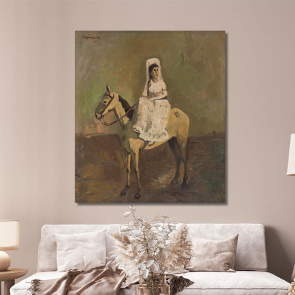 Cavallerizza Cyprián Majerník cmj26 quadro stampato su tela