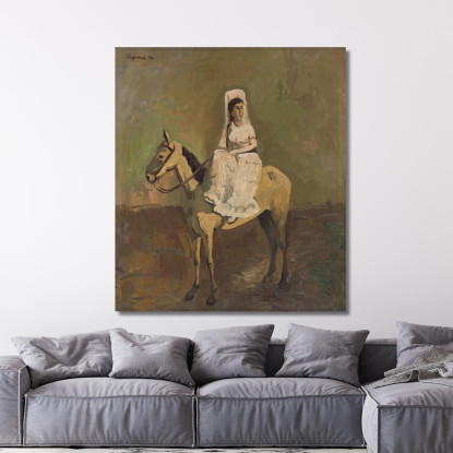 Cavallerizza Cyprián Majerník cmj26 quadro stampato su tela