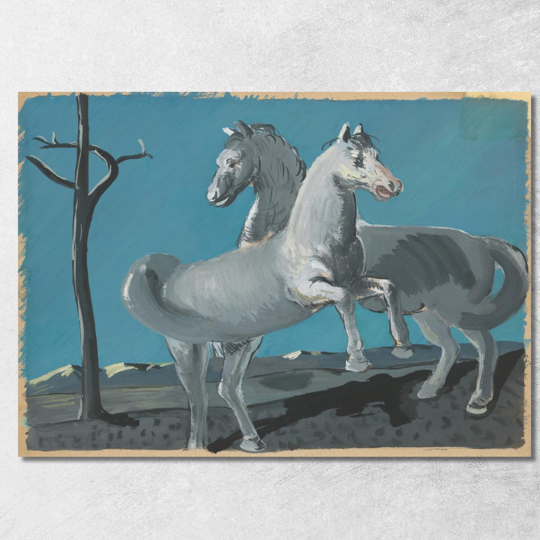 Cavalli Cyprián Majerník cmj34 quadro stampato su tela