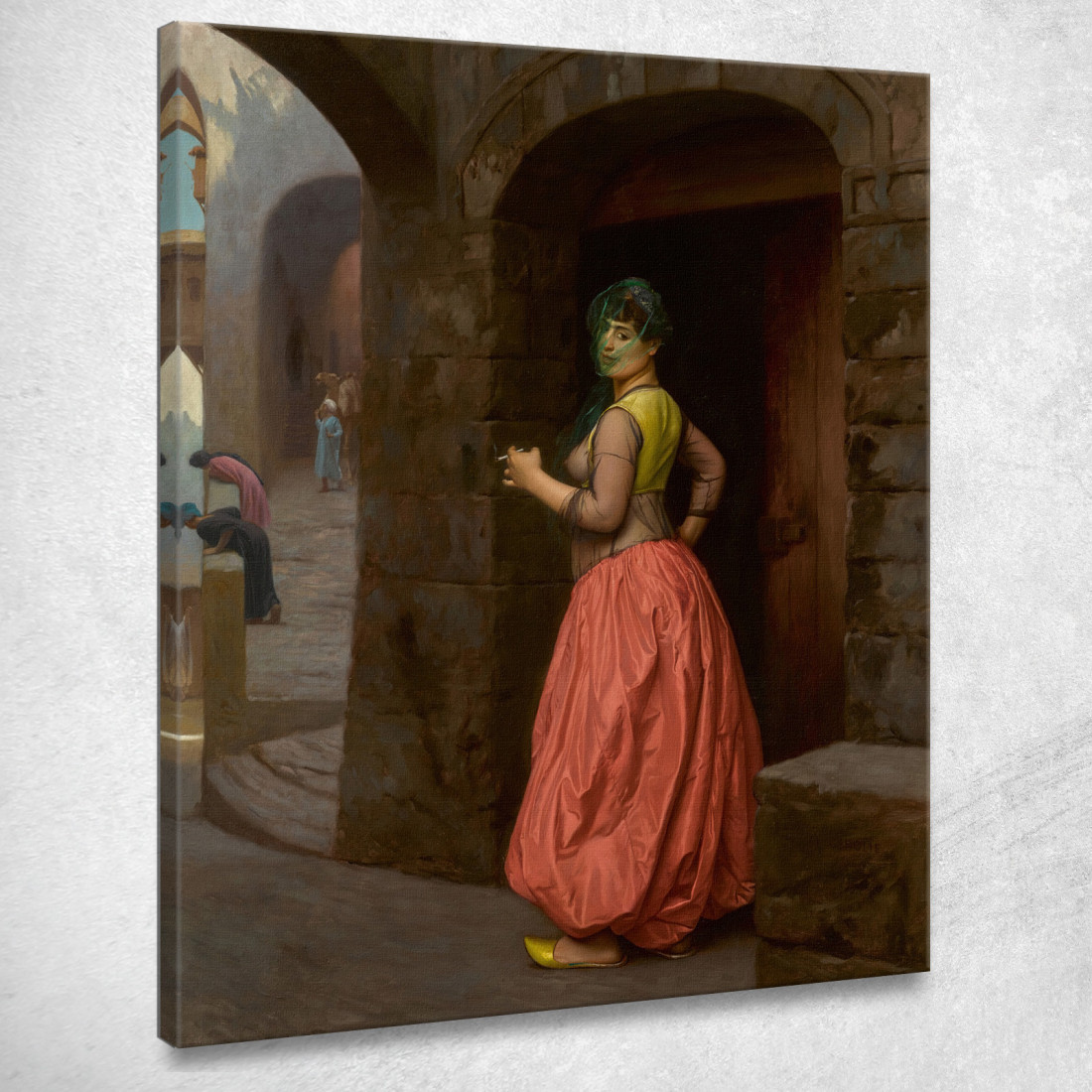 La Giovane Ragazza Del Cairo 2 Jean-Léon Gérôme jlg61 quadro stampato su tela