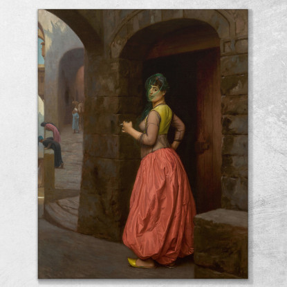 La Giovane Ragazza Del Cairo 2 Jean-Léon Gérôme jlg61 quadro stampato su tela