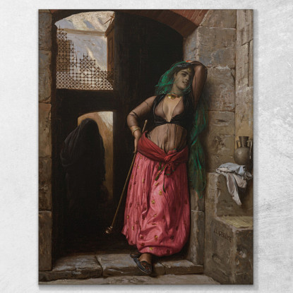 Giovane Ragazza Del Cairo Jean-Léon Gérôme jlg62 quadro stampato su tela