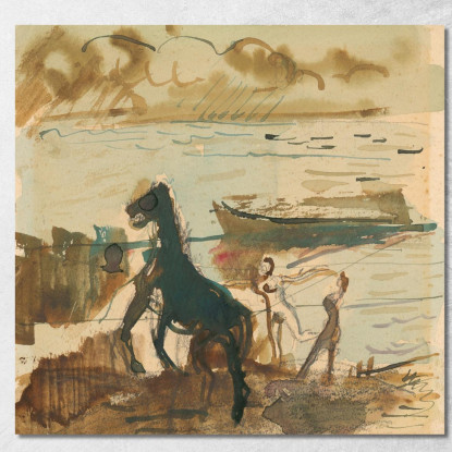 Presso L'Acqua Cyprián Majerník cmj51 quadro stampato su tela