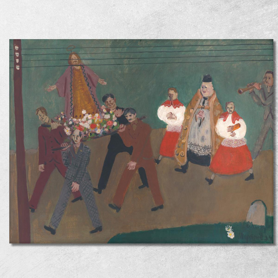 Processione Cyprián Majerník cmj52 quadro stampato su tela