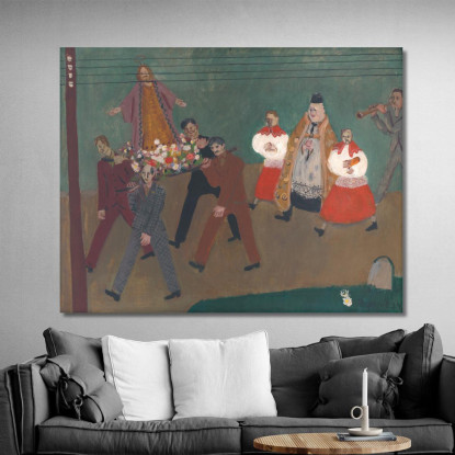 Processione Cyprián Majerník cmj52 quadro stampato su tela