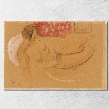 Nudo Femminile Disteso Cyprián Majerník cmj53 quadro stampato su tela