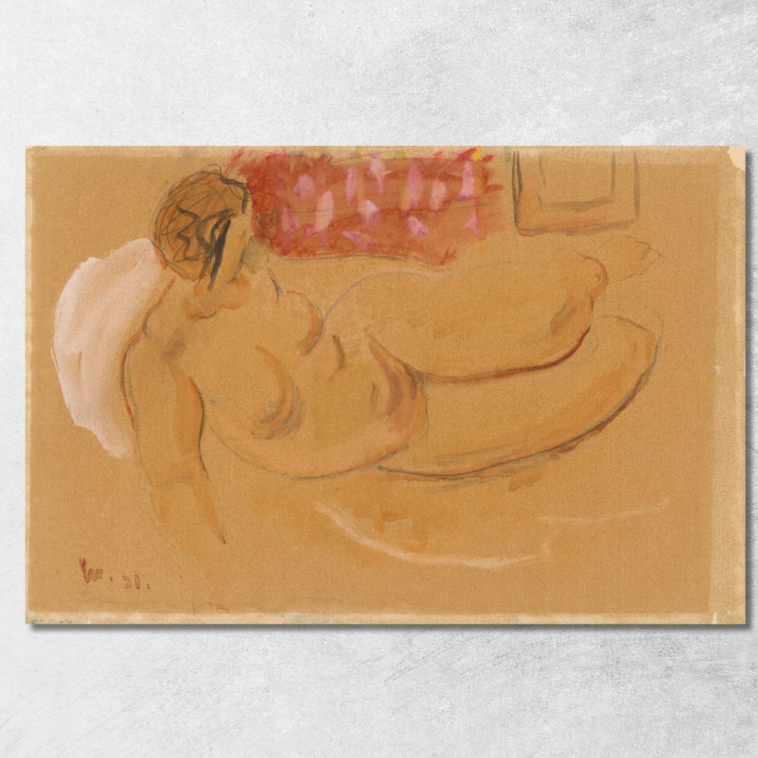 Nudo Femminile Disteso Cyprián Majerník cmj53 quadro stampato su tela