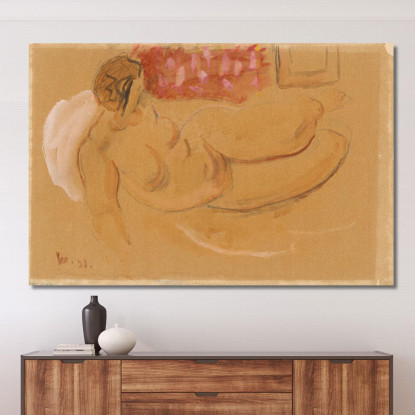 Nudo Femminile Disteso Cyprián Majerník cmj53 quadro stampato su tela