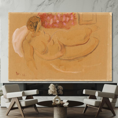 Nudo Femminile Disteso Cyprián Majerník cmj53 quadro stampato su tela