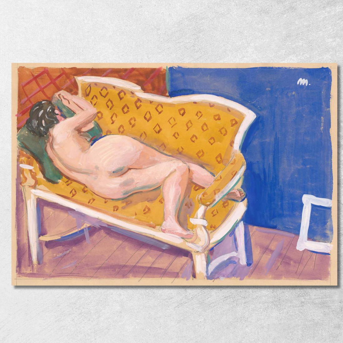 Nudo Disteso 2 Cyprián Majerník cmj55 quadro stampato su tela