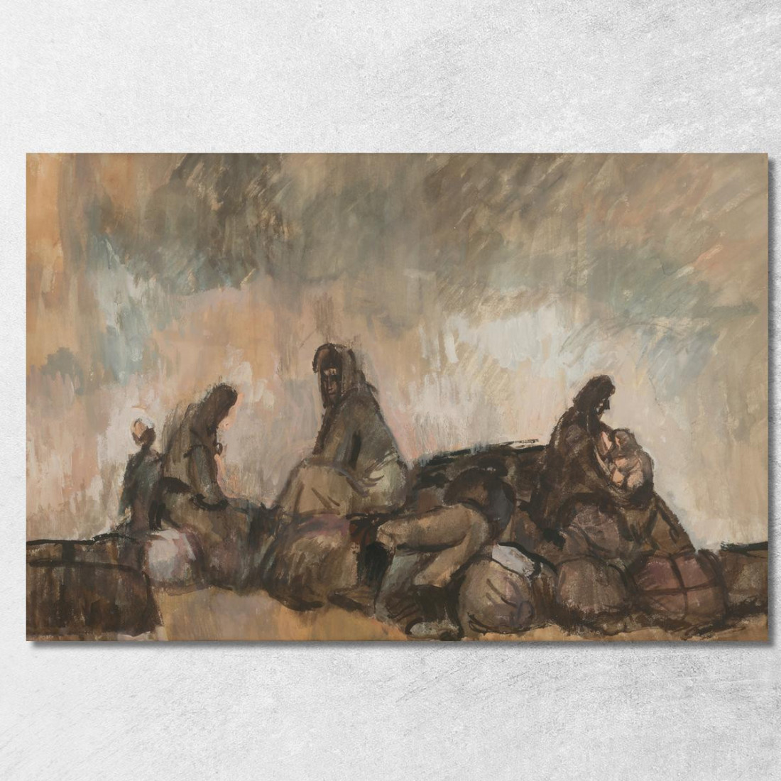 Rifugiati 2 Cyprián Majerník cmj58 quadro stampato su tela