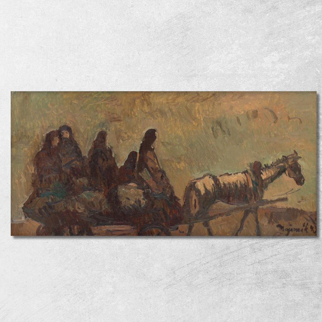 Rifugiati 5 Cyprián Majerník cmj61 quadro stampato su tela