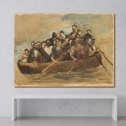 Rifugiati Cyprián Majerník cmj64 quadro stampato su tela