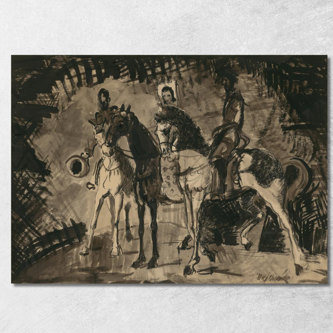 Cavalieri 2 Cyprián Majerník cmj68 quadro stampato su tela