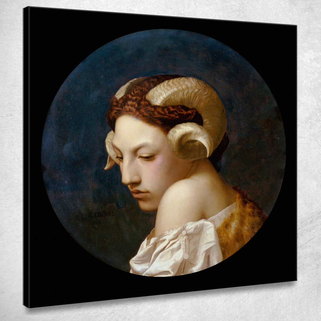 La Baccante Jean-Léon Gérôme jlg65 quadro stampato su tela