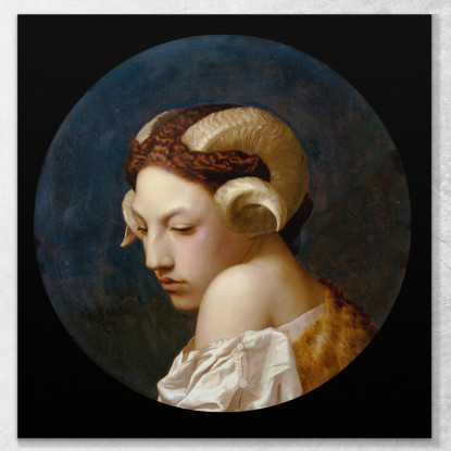 La Baccante Jean-Léon Gérôme jlg65 quadro stampato su tela