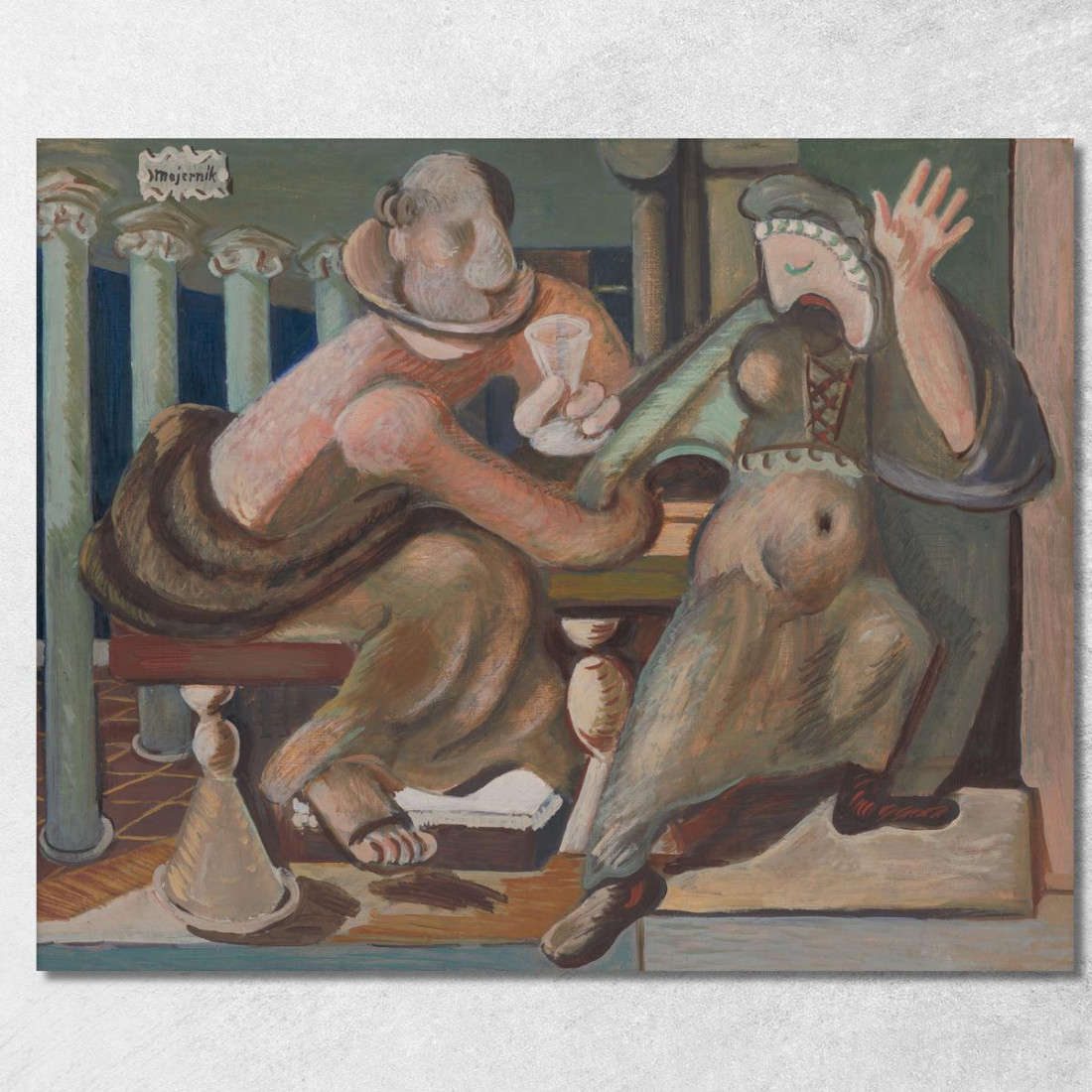 Seduzione Cyprián Majerník cmj71 quadro stampato su tela