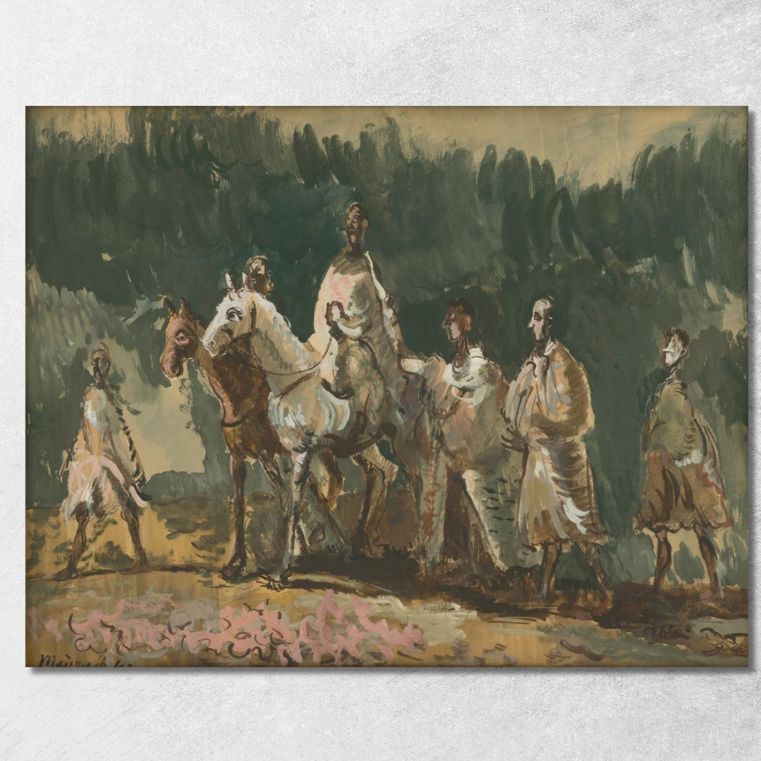 Sonnambuli Cyprián Majerník cmj72 quadro stampato su tela