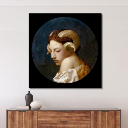 La Baccante Jean-Léon Gérôme jlg65 quadro stampato su tela