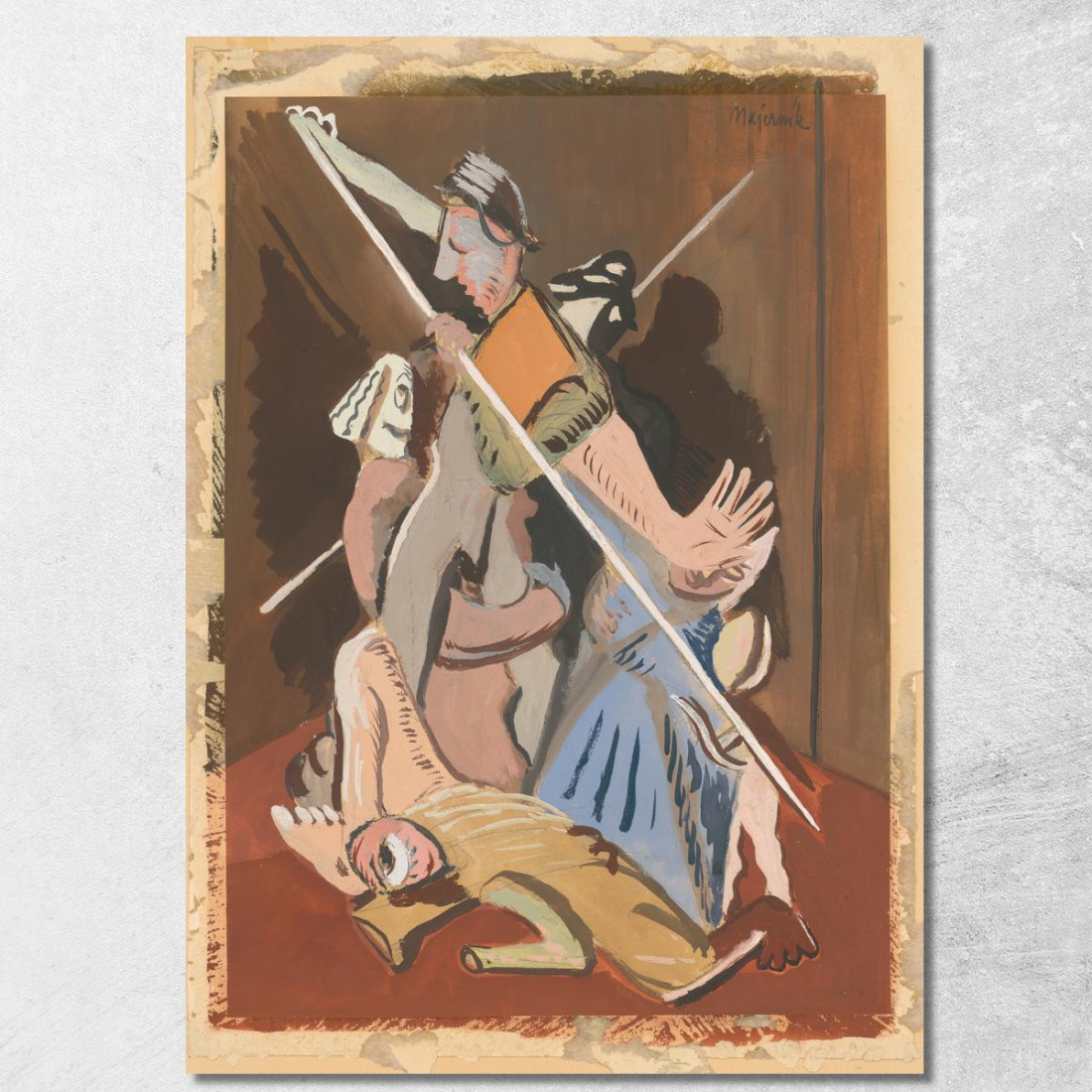 Massacro Della Notte Di San Bartolomeo Cyprián Majerník cmj74 quadro stampato su tela