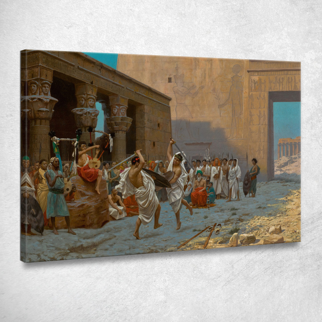 La Danza Di Pirro Jean-Léon Gérôme jlg66 quadro stampato su tela